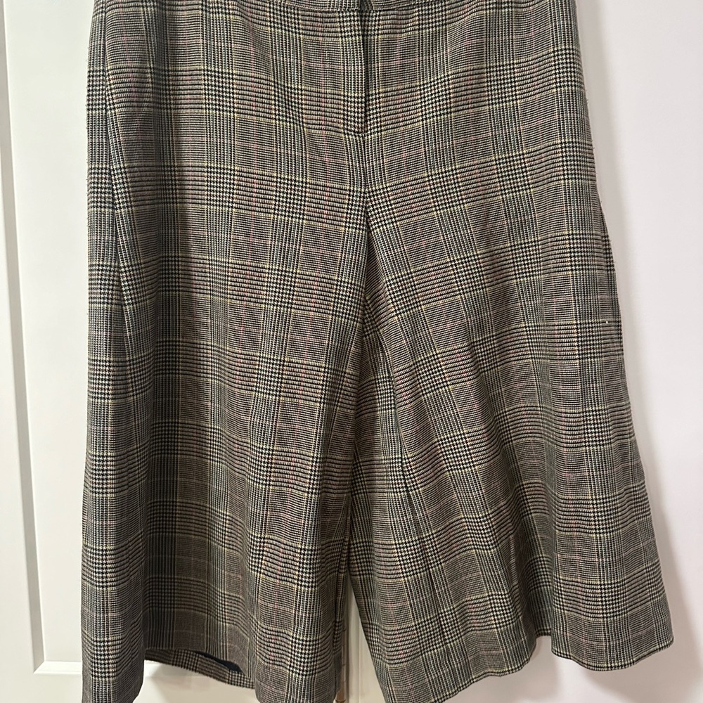 Vintage To The Max houndstooth pattern wide leg pants